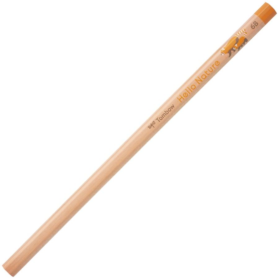 トンボ鉛筆 かきかた鉛筆 ハローネイチャー レッサーパンダ 6B KB-KHNLP2-6B 六角軸 書き方 えんぴつ | トンボ鉛筆 | 01