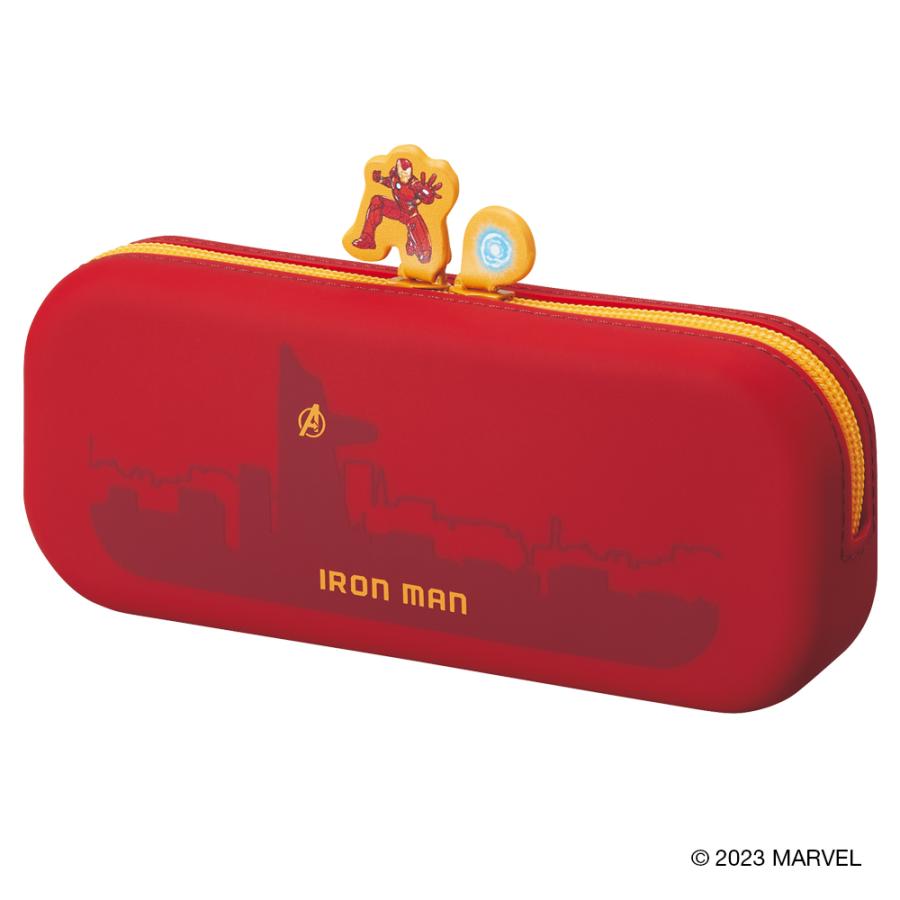 リヒトラブ MARVEL ファスナーポーチ アイアンマン MV-7716-103 | LIHIT LAB.