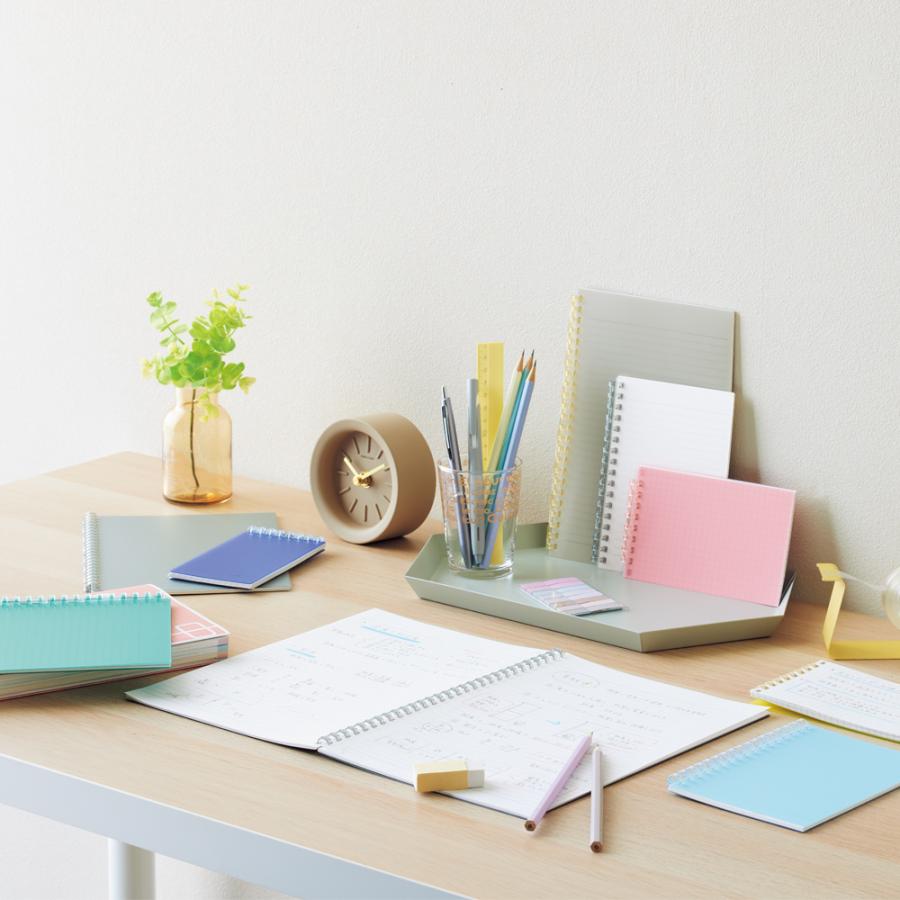 リヒトラブ オープンリングノート メモサイズ ブラウン N-2720-9 | LIHIT LAB. | 02