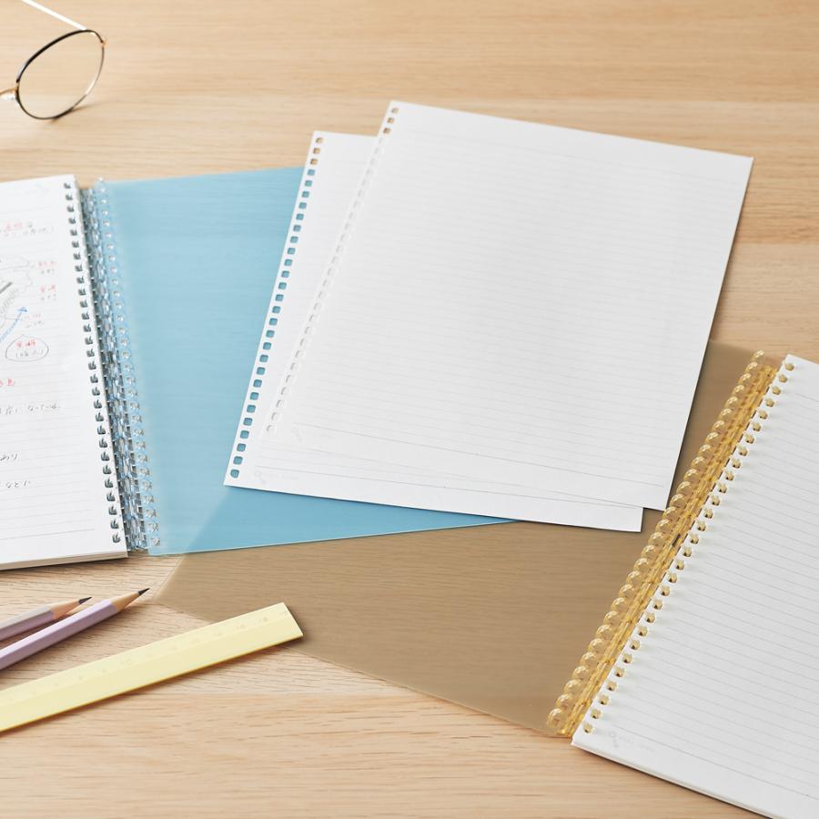 【欠品中：4月中旬入荷予定】リヒトラブ オープンリングノート セミB5 クリヤー N-2725-1 | LIHIT LAB. | 10