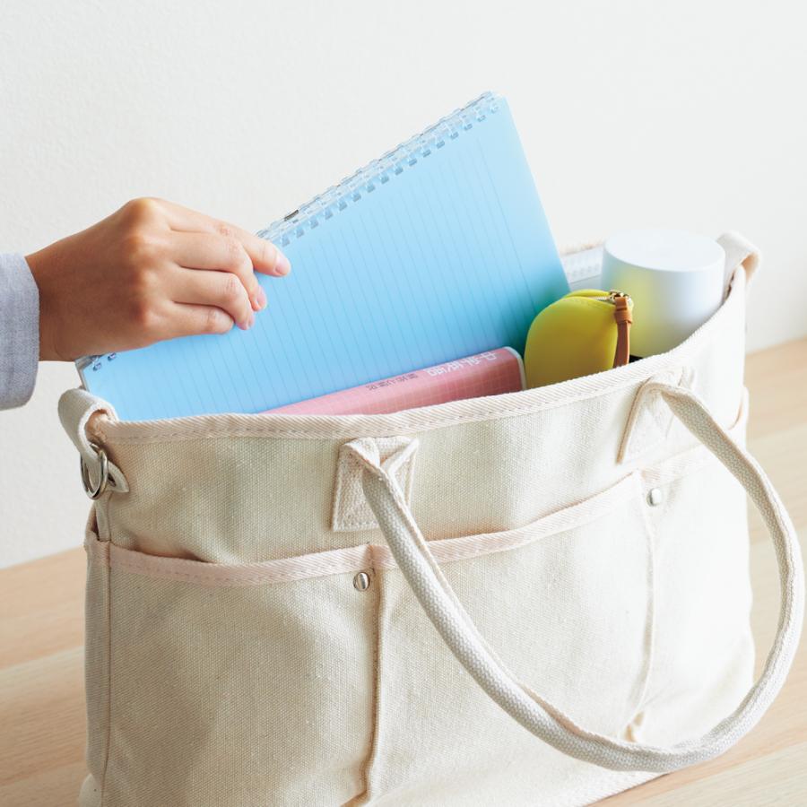 【欠品中：4月中旬入荷予定】リヒトラブ オープンリングノート セミB5 クリヤー N-2725-1 | LIHIT LAB. | 03