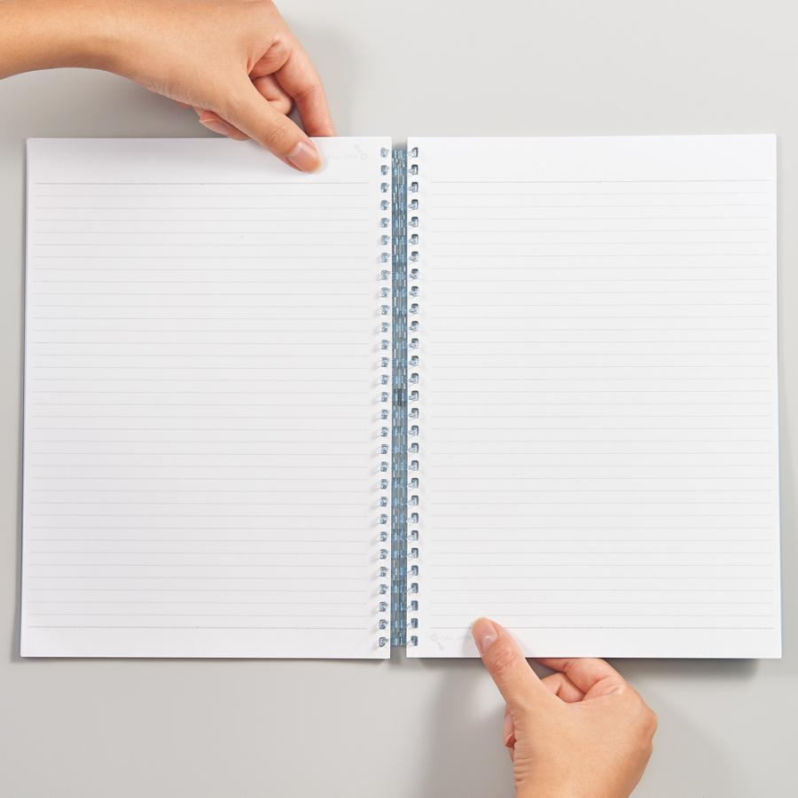 【欠品中：4月中旬入荷予定】リヒトラブ オープンリングノート セミB5 クリヤー N-2725-1 | LIHIT LAB. | 04