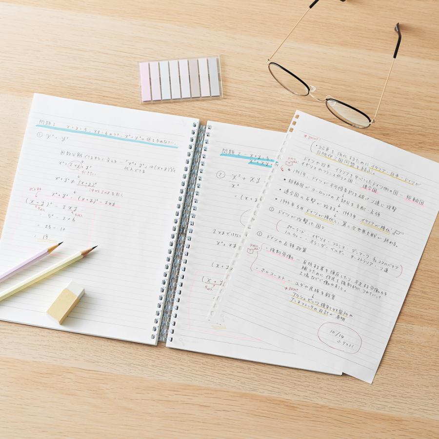 【欠品中：4月中旬入荷予定】リヒトラブ オープンリングノート セミB5 クリヤー N-2725-1 | LIHIT LAB. | 08