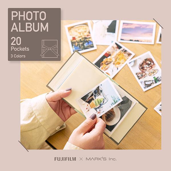 富士フイルム チェキアルバム20 ブラウンミント 20枚収納 チェキ用ポケットアルバム FUJIFILM フジフィルム | FUJIFILM | 01