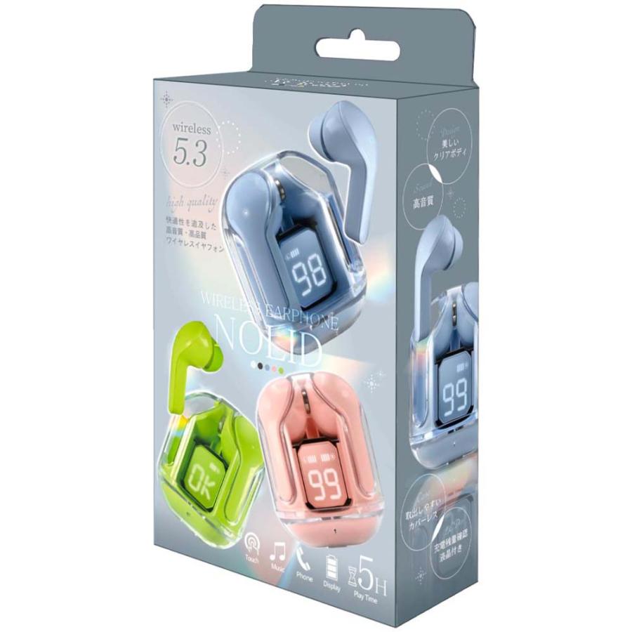 ハック HAC ワイヤレスイヤフォン ノリッド グリーン HAC2-0432 | ブランド登録なし | 01