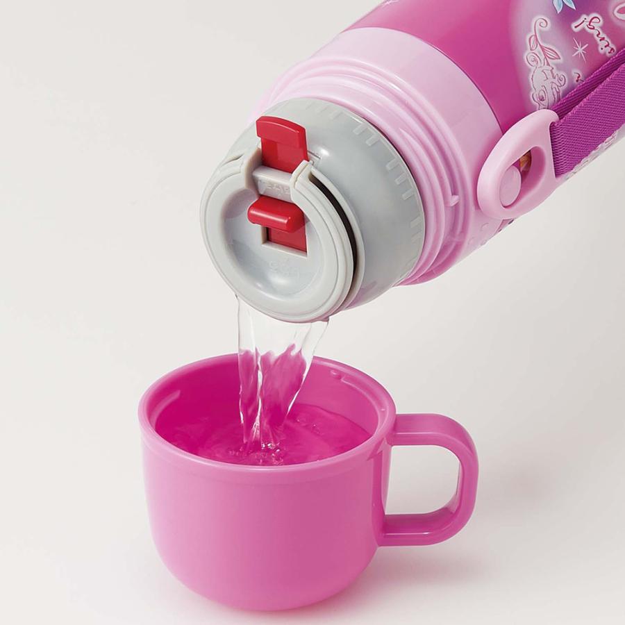 スケーター Skater 超軽量2WAYステンレスボトル ラプンツェル24 ワンタッチ | スケーター | 09