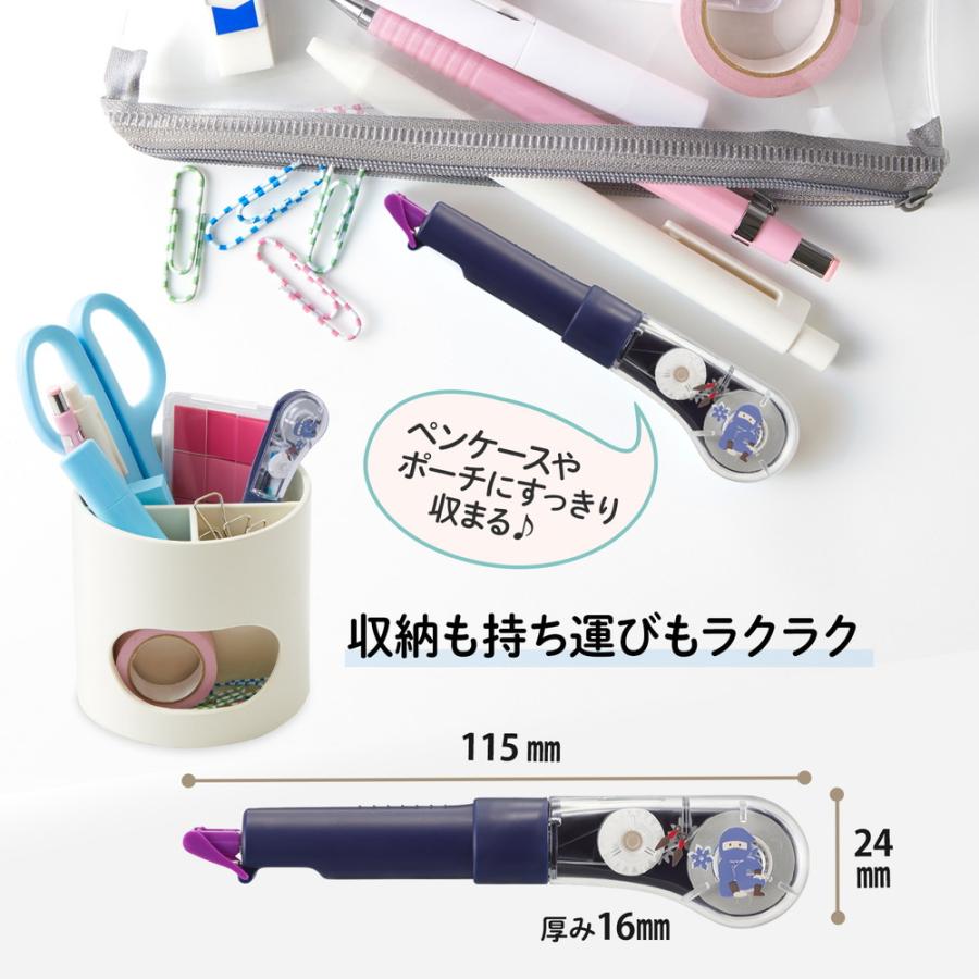 プラス PLUS 修正テープ 日本のお土産シリーズ ホワイパーPL 忍者 52525 WH-1905ーJ | PLUS | 04
