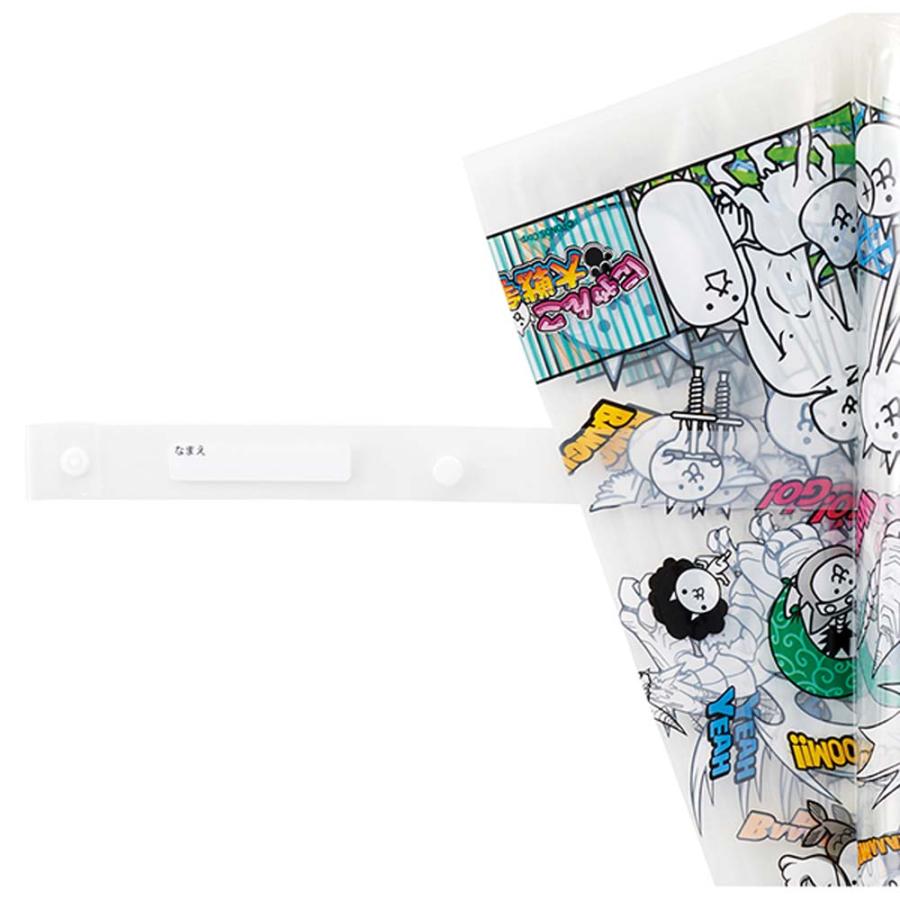 スケーター にゃんこ大戦争23 ビニール傘 55cm UBV3 雨具 レイングッズ | スケーター | 02