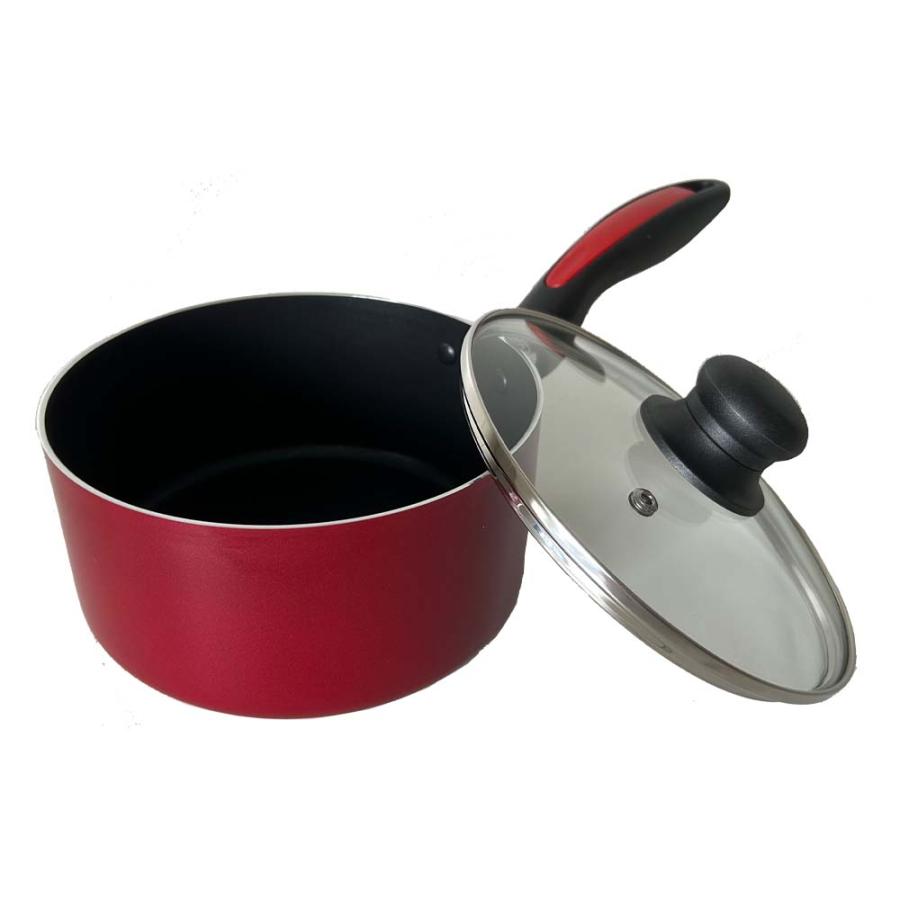 ヒラノトレーディング IH対応 フッ素 片手鍋 18cm | ブランド登録なし | 01