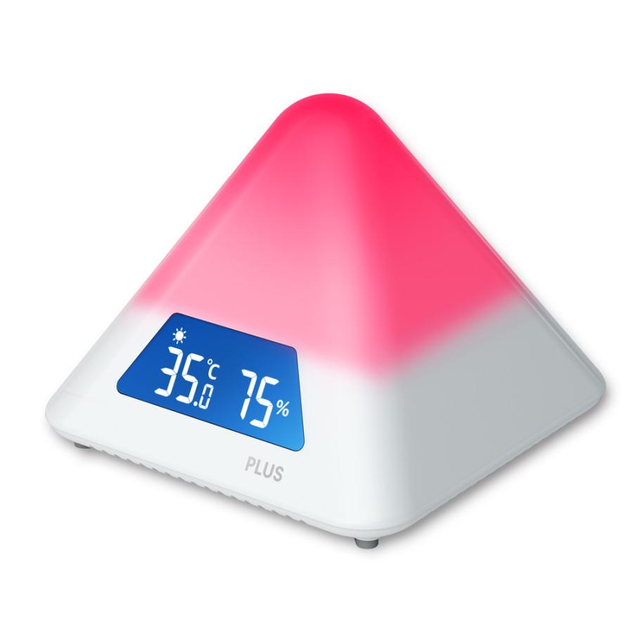 プラス PLUS 温湿度 LEDアラーム AT-TH03 538162 熱中症対策 温度計 湿度計 暑さ 乾燥 | PLUS