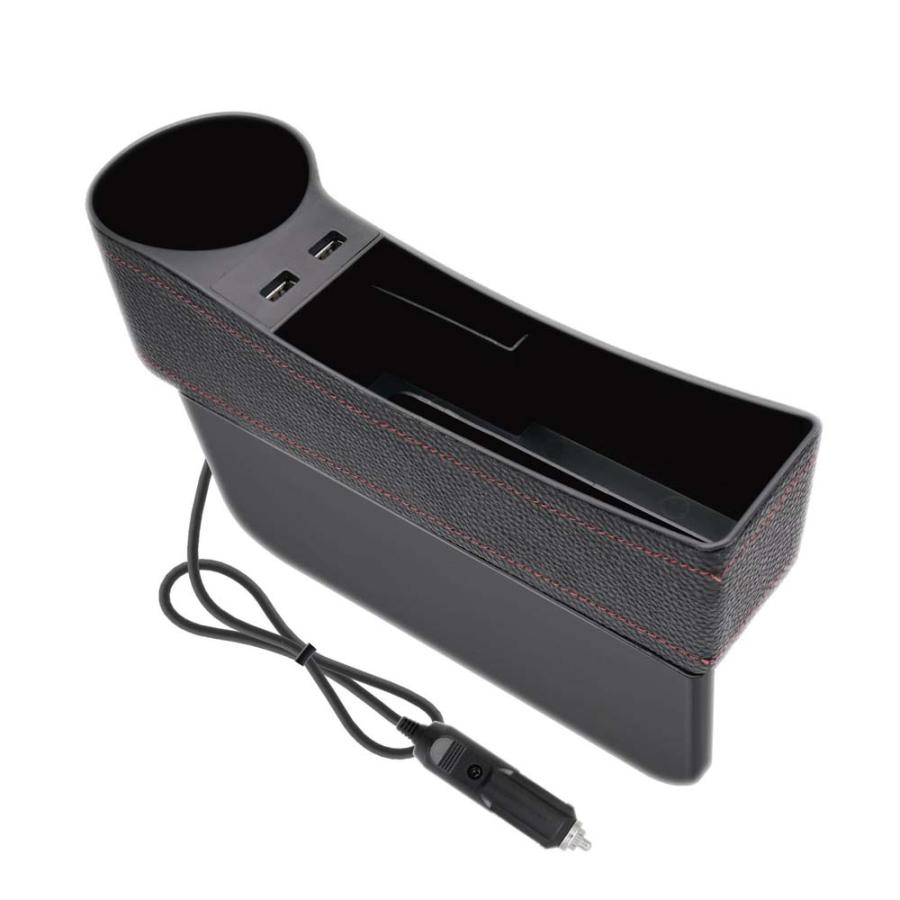 アクセル AXCEL USBポート付き シートすき間ポケット AXL-603 カー用品 収納 | ブランド登録なし | 01