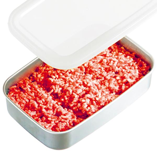 スケーター Skater アルミ急速冷凍保存容器Ｍ　ナチュラル AKH3 | スケーター | 01