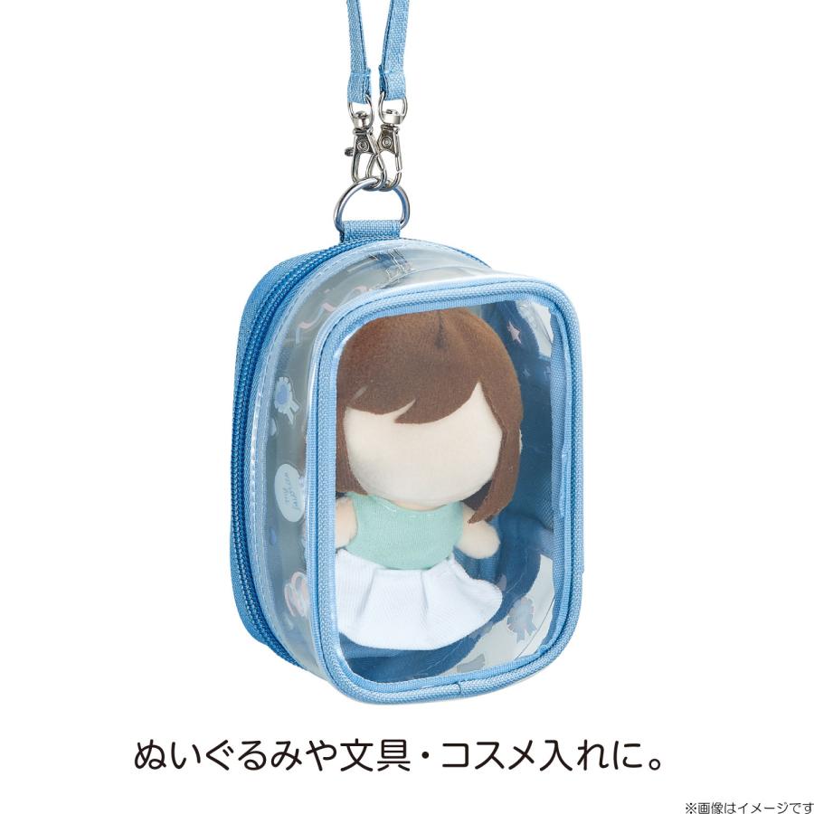 リヒトラブ LIHITLAB myfa デコレーションボックスポーチ ミニ シフォンベージュ A3305-16 ぬいぐるみポーチ ミファ 推し活 | ブランド登録なし | 01