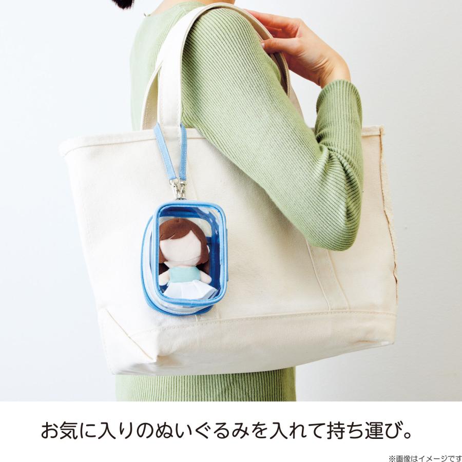 リヒトラブ LIHITLAB myfa デコレーションボックスポーチ ミニ チャコールブラック A3305-24 ぬいぐるみポーチ ミファ 推し活 | ブランド登録なし | 04