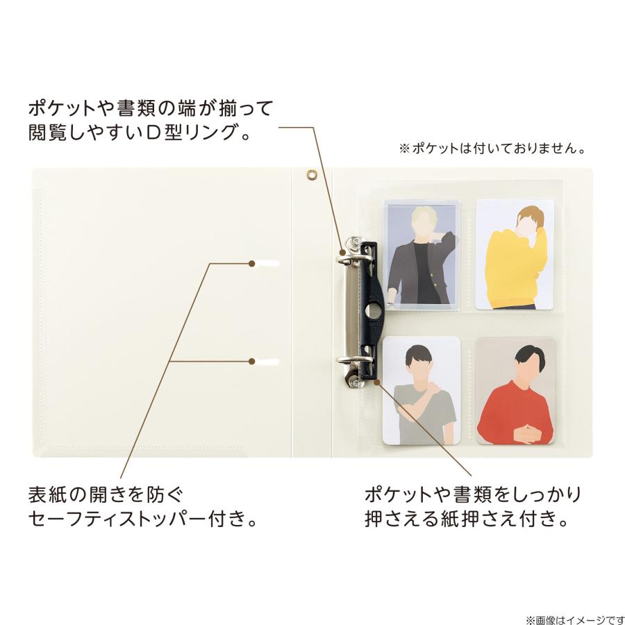 リヒトラブ LIHITLAB myfa コレクションファイル A5 ミルキーホワイト F3310-0 ミファ 推し活 | LIHIT LAB. | 01
