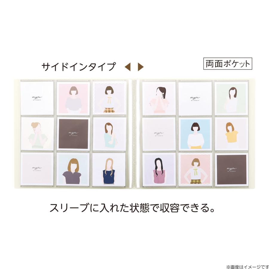 リヒトラブ LIHITLAB myfa スクエアフォトコレクションファイル ミルキーホワイト N3327-0 ミファ 推し活 | LIHIT LAB. | 01