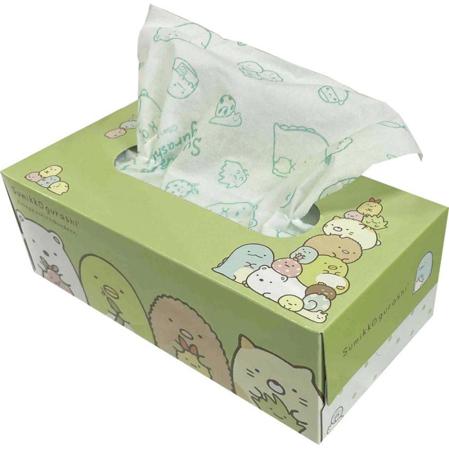 ハヤシ商事 すみっコぐらし ふわっとボックスティシュ 150組 10箱セット 122103 サンエックス | ハヤシ商事 | 01