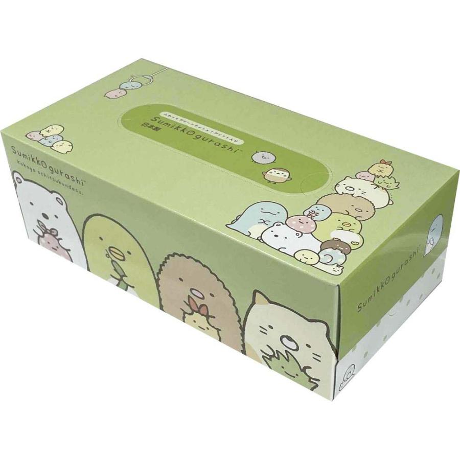 ハヤシ商事 すみっコぐらし ふわっとボックスティシュ 150組 10箱セット 122103 サンエックス | ハヤシ商事 | 03