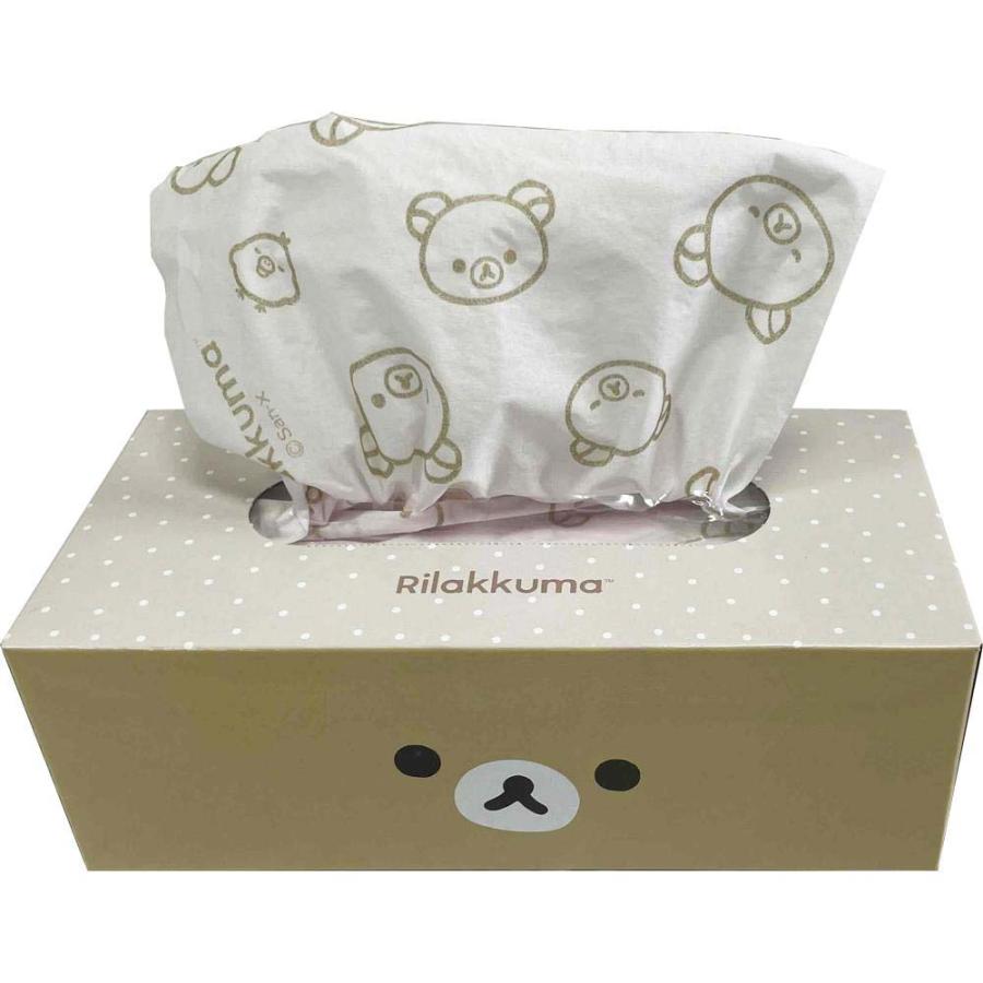 ハヤシ商事 リラックマ ふわっとボックスティシュ 150組 10箱セット 122109 サンエックス | ハヤシ商事