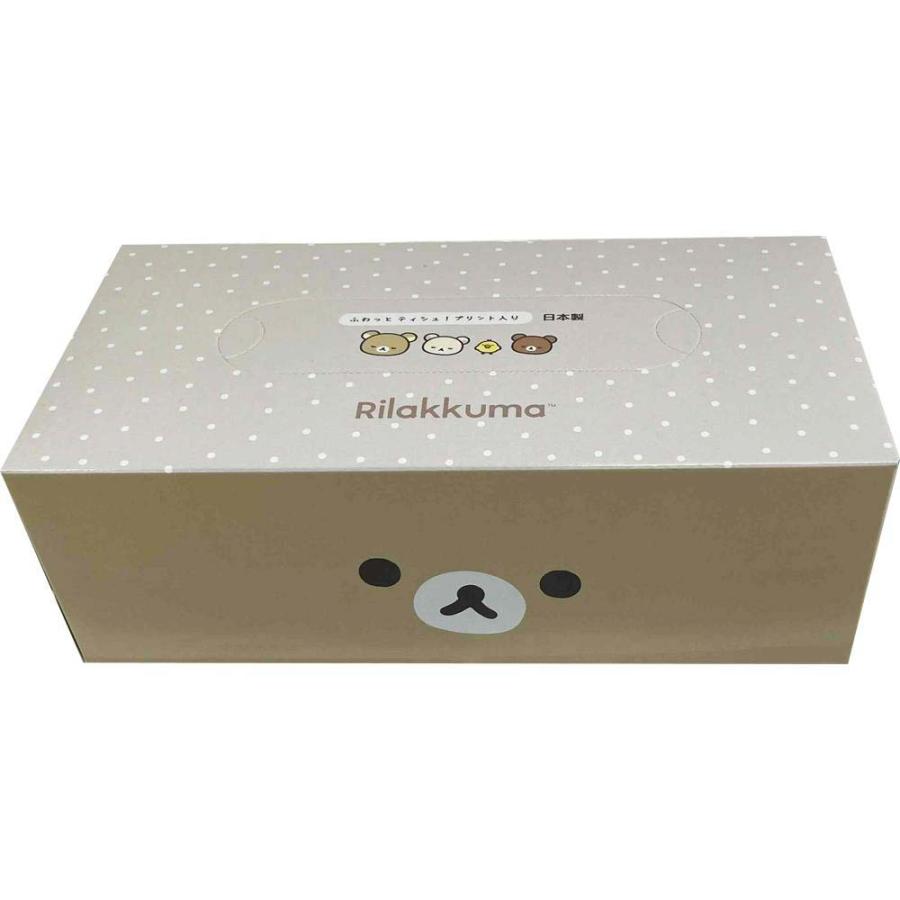 ハヤシ商事 リラックマ ふわっとボックスティシュ 150組 10箱セット 122109 サンエックス | ハヤシ商事 | 02