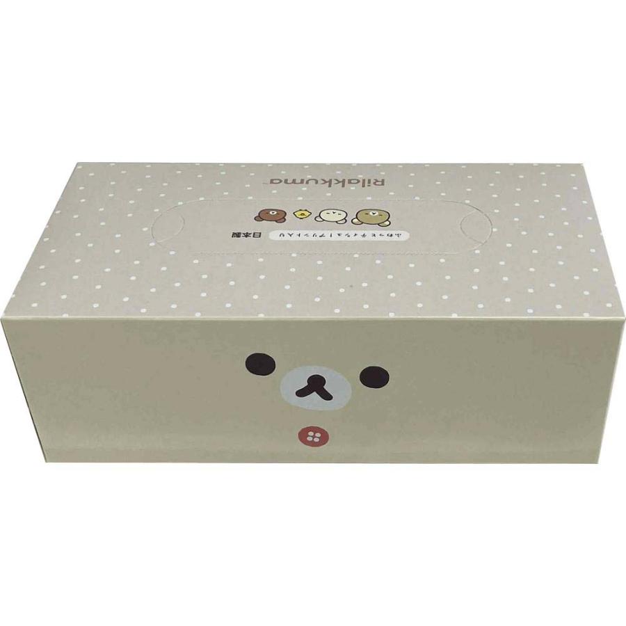 ハヤシ商事 リラックマ ふわっとボックスティシュ 150組 10箱セット 122109 サンエックス | ハヤシ商事 | 04