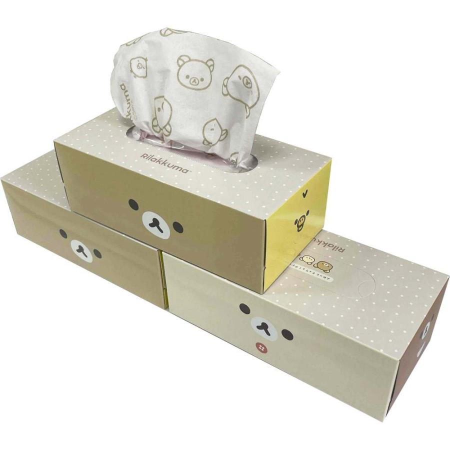 ハヤシ商事 リラックマ ふわっとボックスティシュ 150組 10箱セット 122109 サンエックス | ハヤシ商事 | 07