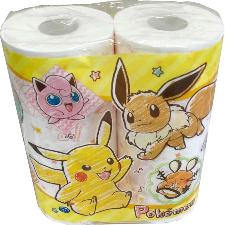 ハヤシ商事 ポケモン トイレットペーパー 4ロール 6パックセット 132082 キャラクター | ハヤシ商事 | 01