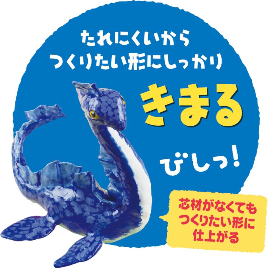サクラクレパス きまるねんど Mサイズ KN-M 紙粘土 軽量 工作 保存袋付 壊れにくい 伸びる 知育 | サクラクレパス | 02