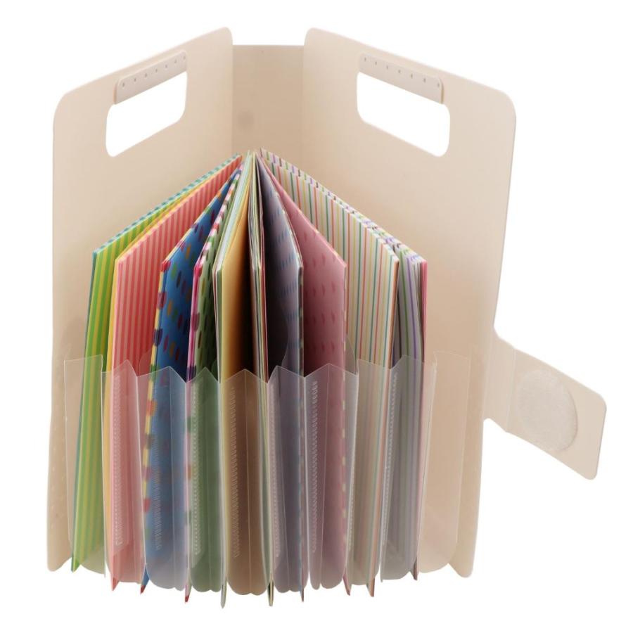 サクラクレパス こまごまファイル ホワイト TF-O#50 おかたづけシリーズ ポケット 収納 折り紙 小物 手紙 書類 作品 小分け | サクラクレパス | 06