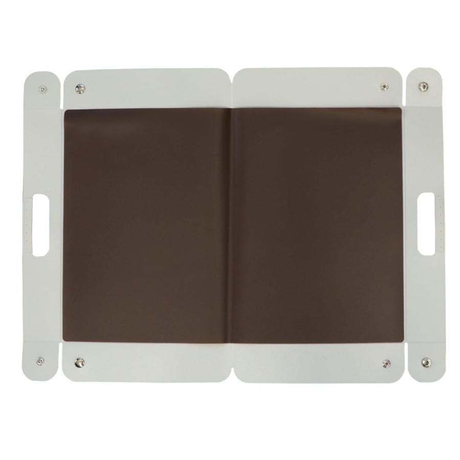 サクラクレパス おえかき学習トレー ホワイト TT-A3#50 汚れ防止 リビング学習 お絵かき 散らばり防止 持ち運び便利 ビーズ 粘土 工作 | サクラクレパス | 03