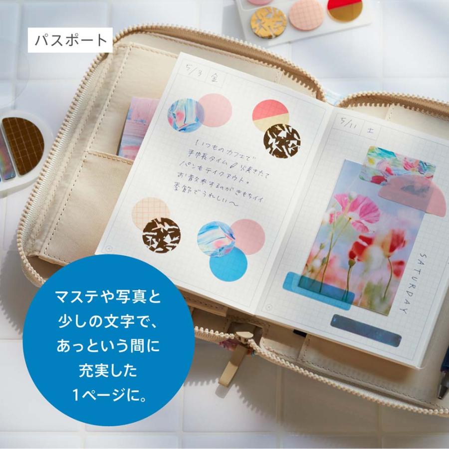 キングジム KINGJIM 手帳ノート HITOTOKI NOTE パスポートサイズ フラワー HN-PF04 | HITOTOKI | 11