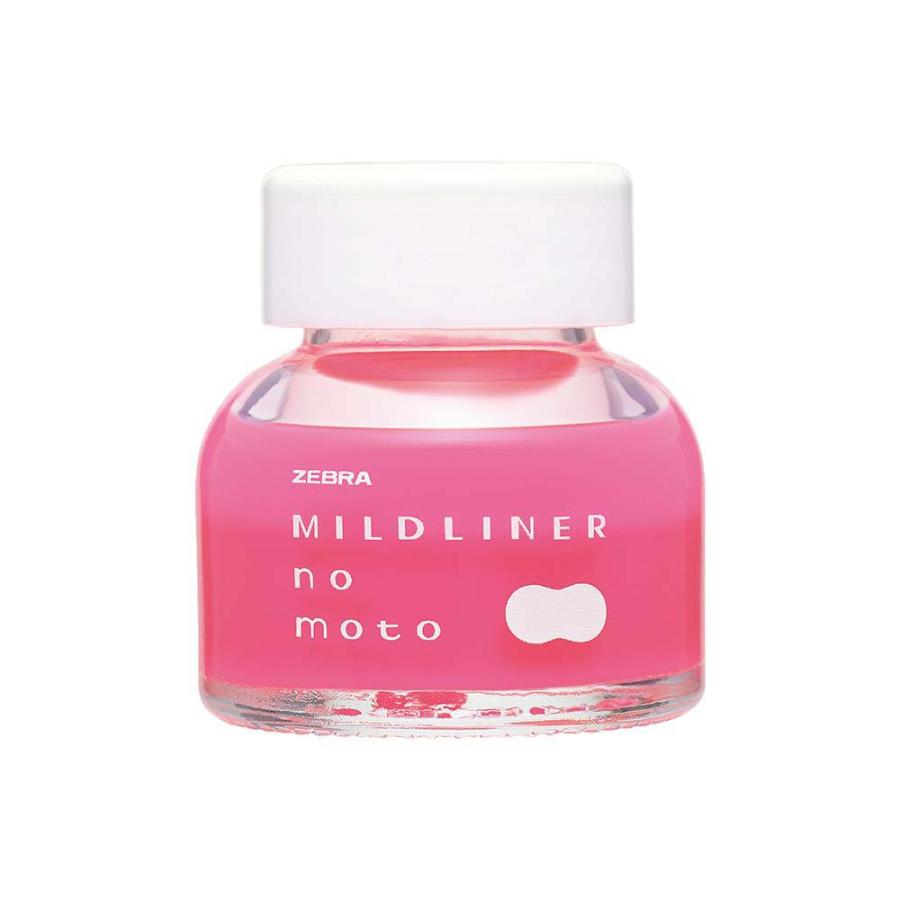 ゼブラ ZEBRA ラインマーカー ボトルインク マイルドライナーのもと ピンク P-WI1-MBP 蛍光ペン | ZEBRA