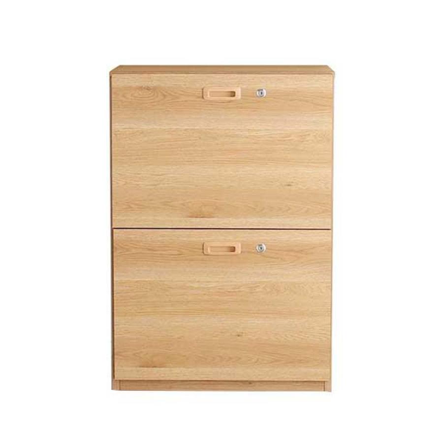 東馬 tohma TML 引出付き 2段収納棚 ナチュラル 50540290 | 東馬 | 02