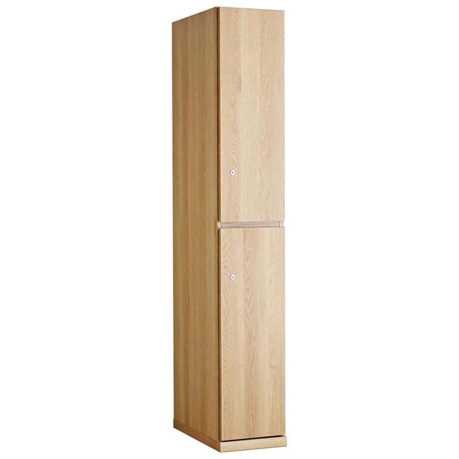 東馬 tohma TML 木製ロッカー 2人用 2段 ナチュラル 50540330 | 東馬