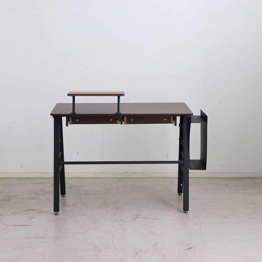 【美品】東馬 TOHMA furniture ウォールナット デスク 東馬（Tohma） リッシュ デスク ブラウン 幅100cm 奥行55cm 54670480
