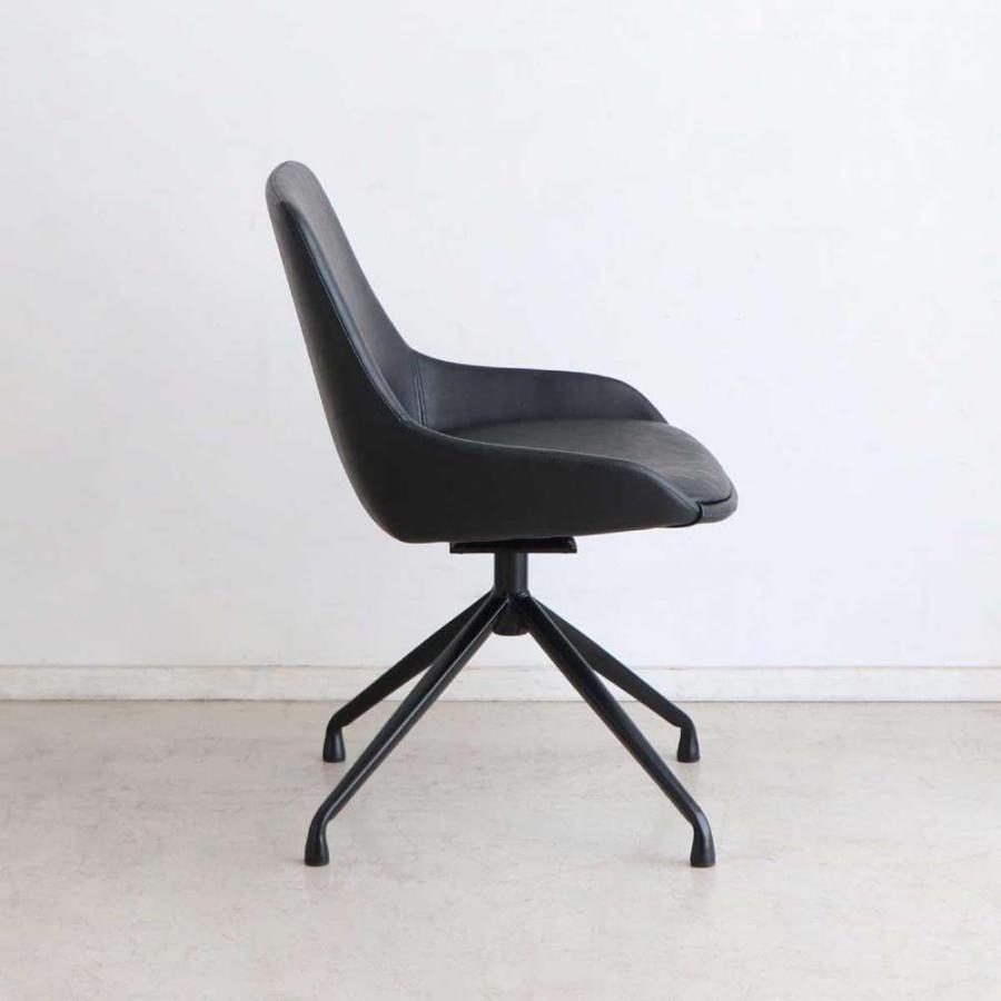 東馬 tohma エデル ラウンドチェア ブラック 54675790 | 東馬 | 03