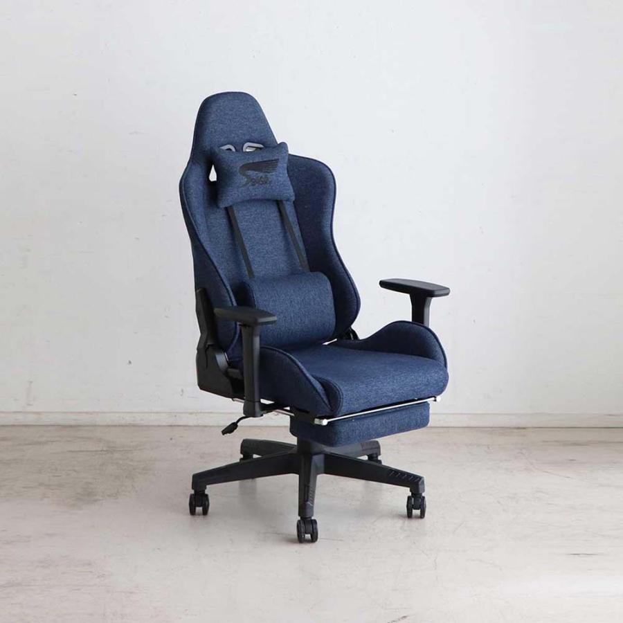 東馬 tohma SeAGA−04 ゲーミングチェア ブルー 54677670 | 東馬 | 07