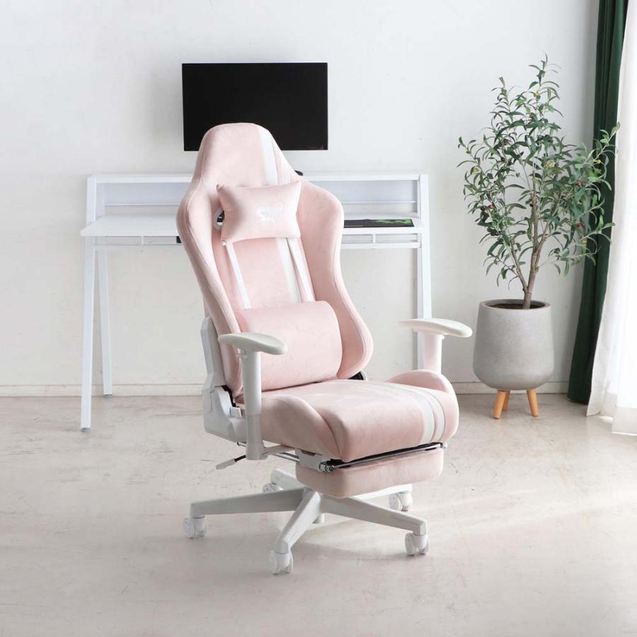 東馬 tohma SeAGA girl ゲーミングチェア ピンク 54682070 | 東馬 | 17