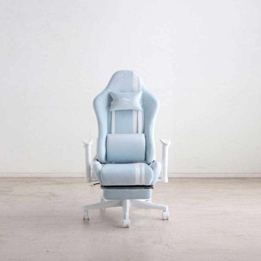 東馬 tohma SeAGA girl ゲーミングチェア ブルー 54682080 | 東馬 | 04