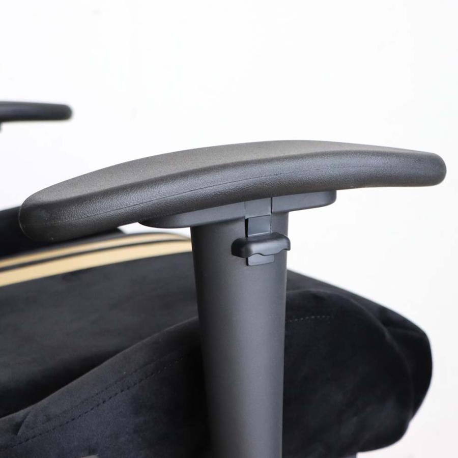 東馬 tohma SeAGA girl ゲーミングチェア ブラック×ゴールド 54682470 | 東馬 | 04