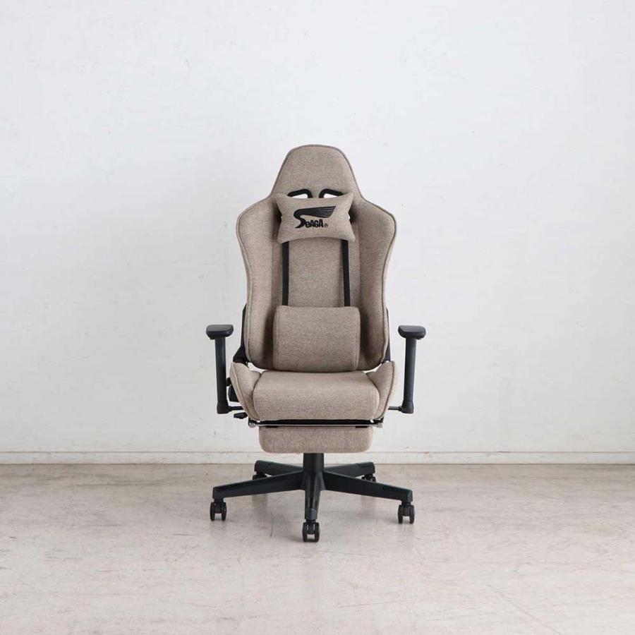 東馬 tohma SeAGA−04 ゲーミングチェア ベージュ 54684020 | 東馬 | 02