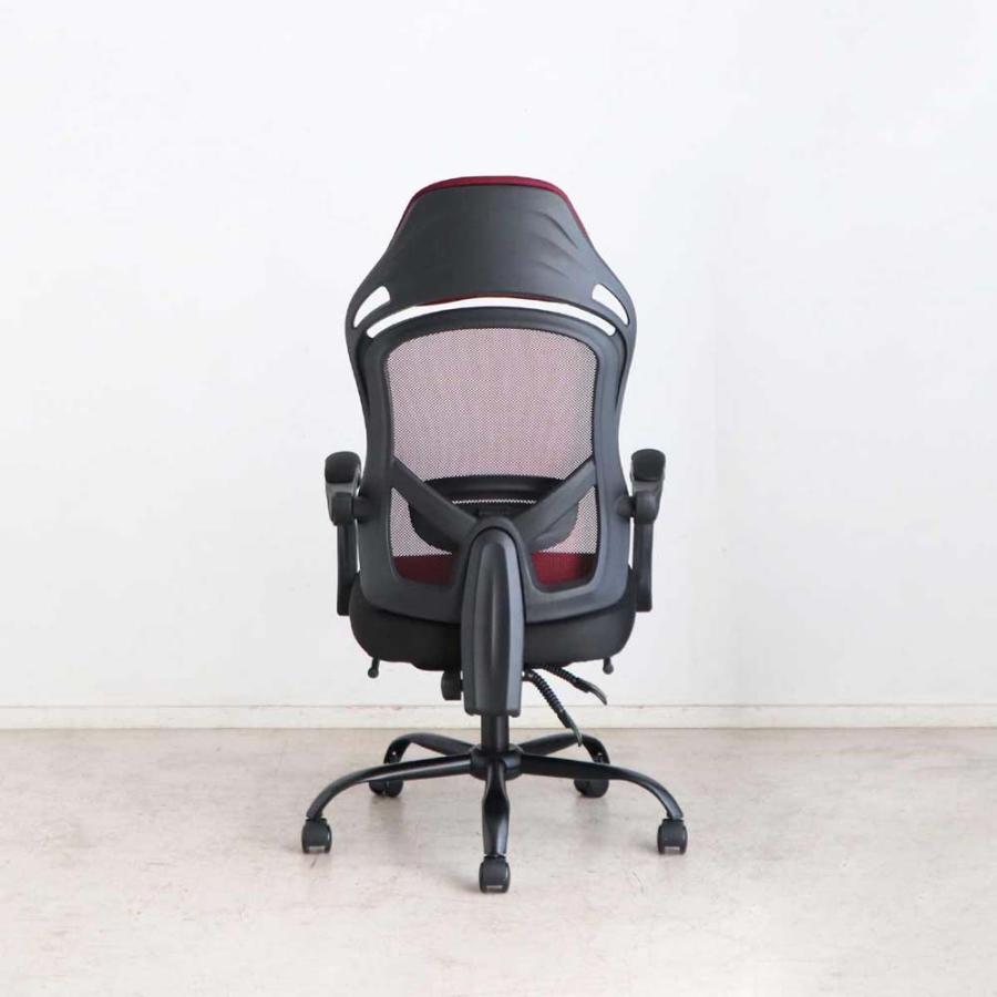 東馬 tohma FT メッシュオフィスチェア レッド 54684800 | 東馬 | 05