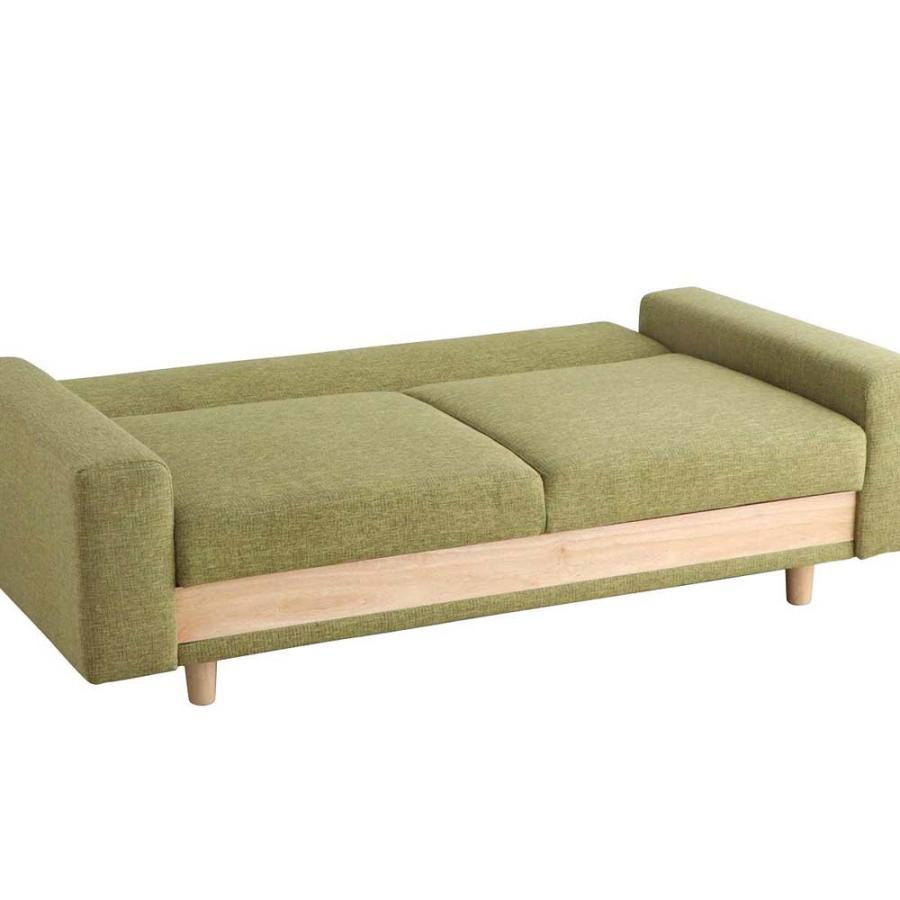 東馬 tohma FZ ケイシー 2.5人掛け 収納ソファベット グリーン 54685690 | 東馬 | 02