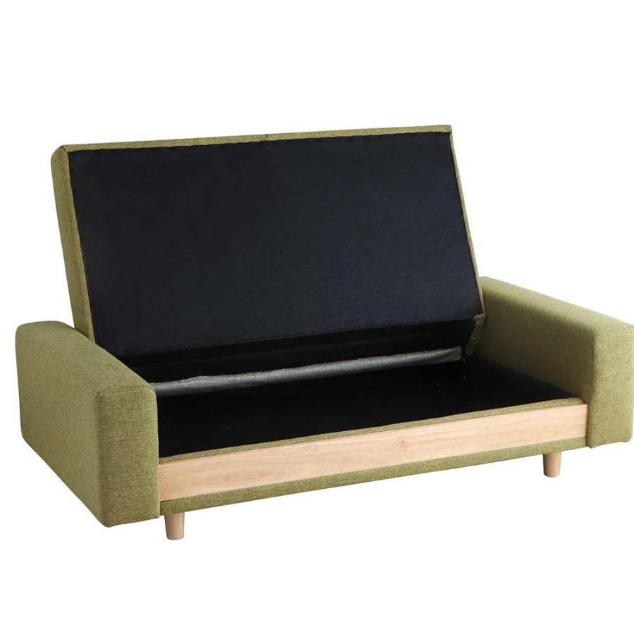 東馬 tohma FZ ケイシー 2.5人掛け 収納ソファベット グリーン 54685690 | 東馬 | 03