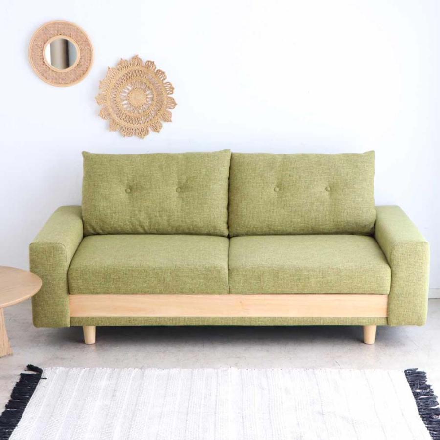 東馬 tohma FZ ケイシー 2.5人掛け 収納ソファベット グリーン 54685690 | 東馬 | 04