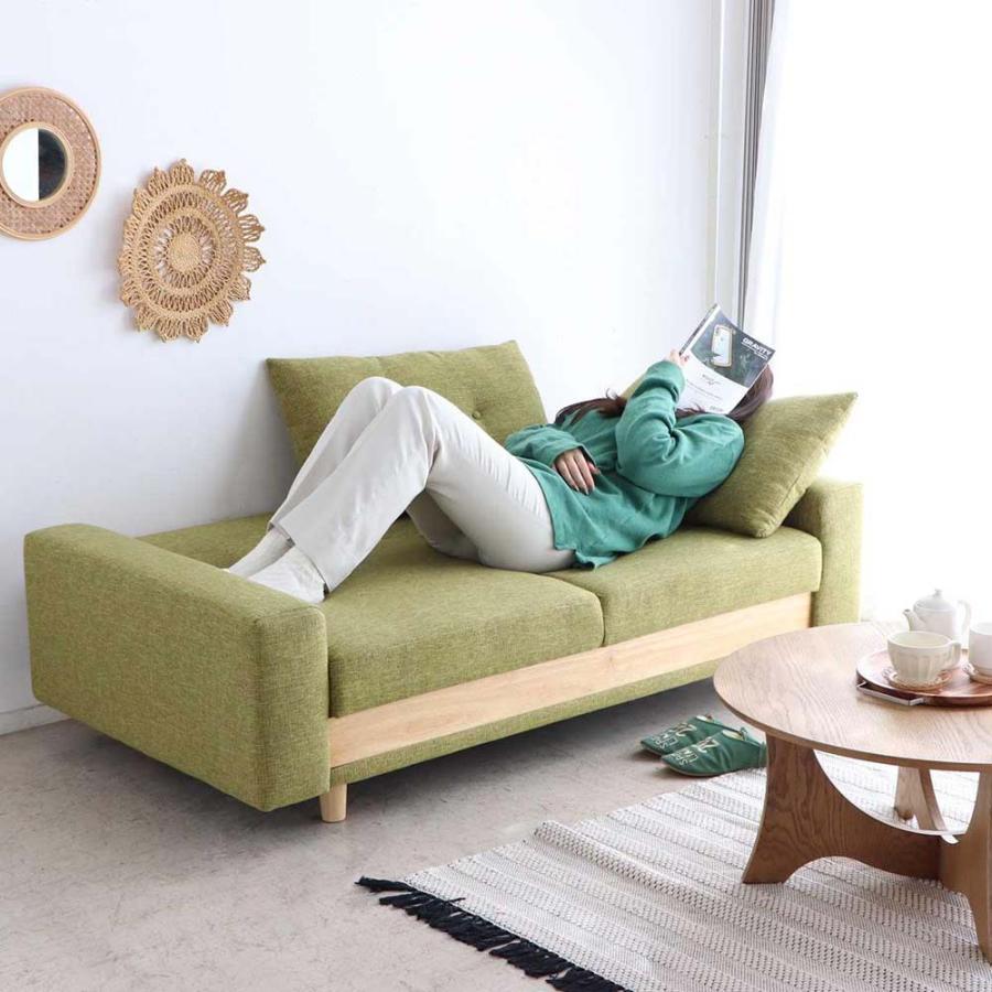 東馬 tohma FZ ケイシー 2.5人掛け 収納ソファベット グリーン 54685690 | 東馬 | 05