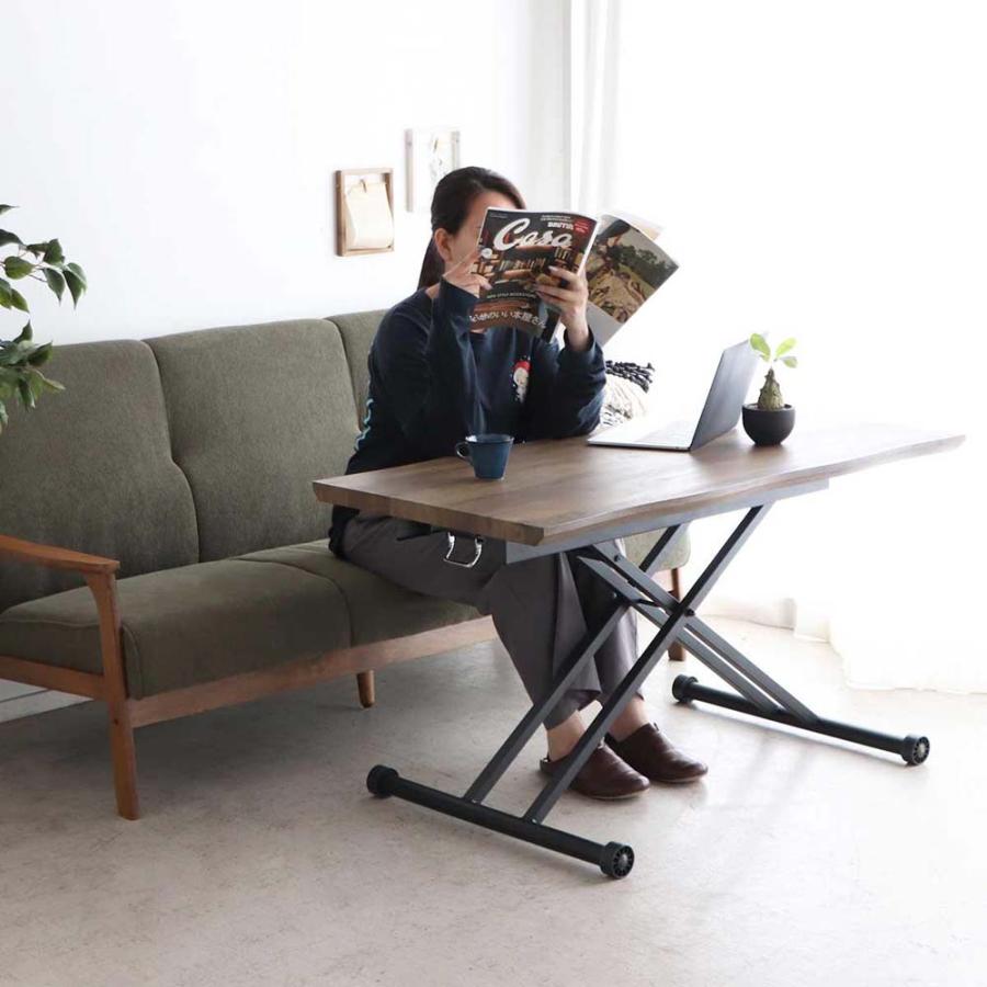 東馬 tohma LTX07 コルマ 昇降テーブル 幅120cm ブラウン 54686110 | 東馬 | 12