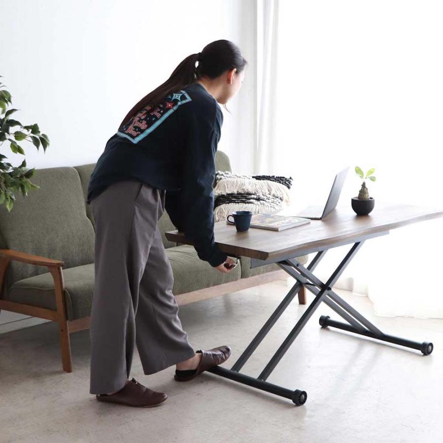 東馬 tohma LTX07 コルマ 昇降テーブル 幅120cm ブラウン 54686110 | 東馬 | 13