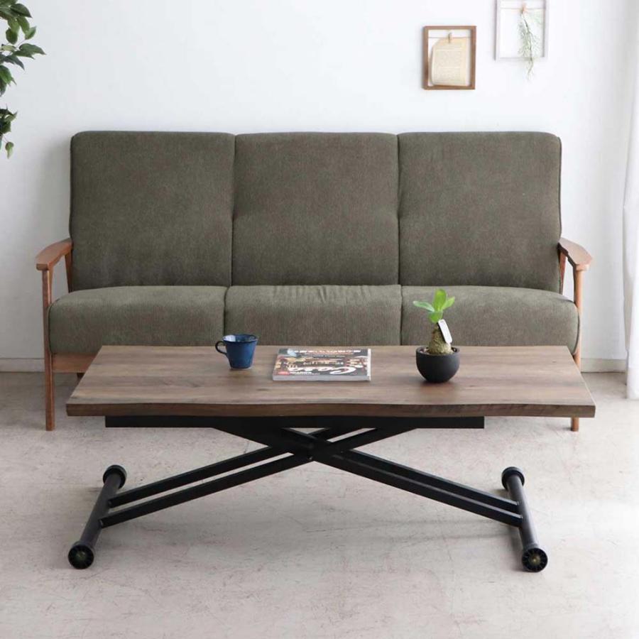 東馬 tohma LTX07 コルマ 昇降テーブル 幅120cm ブラウン 54686110 | 東馬 | 09