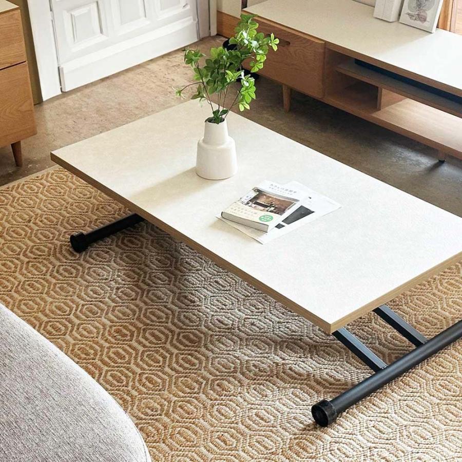 東馬 tohma LTX03 ツキミ 昇降テーブル ホワイト 54686530 | 東馬 | 12